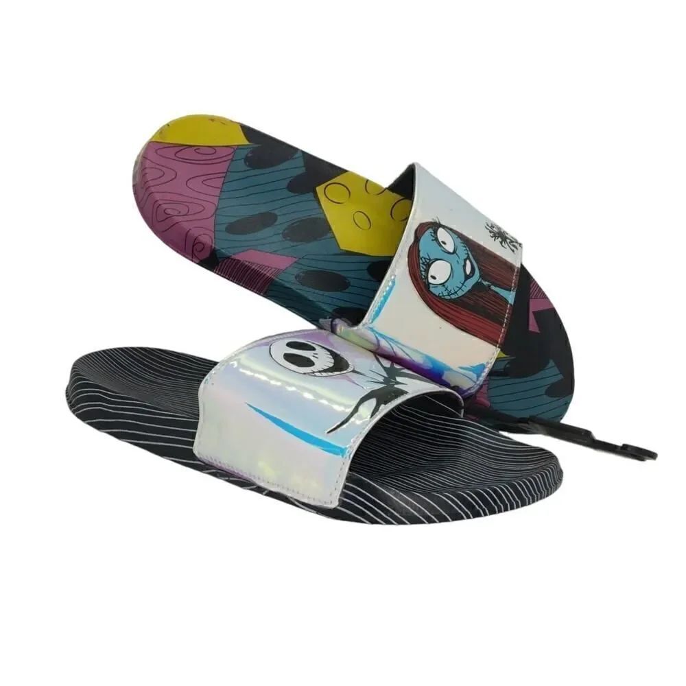 Nightmare Before Christmas Womens NEW w/Tags Black & Silver Sandals - sz. 11